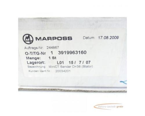 Marposs 3919963160 MiniCT Sender D=38 ( Stator ) SN:07RW4508 - ungebraucht! - - Bild 8