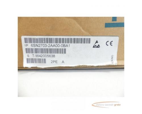 Siemens 6SN2703-2AA00-0BA1 POSMO CD 9A Version: A SN:T-W42005638 - ungebr.! - - Bild 6