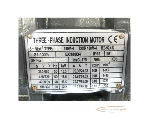 TC 180M-4 Motor T3CR 180M-4 SN 15020010655 - Bild 7