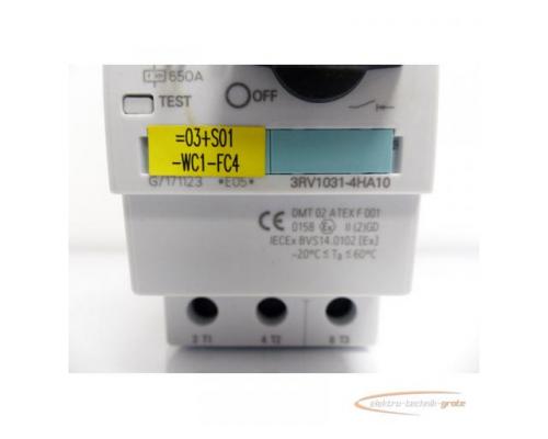 Siemens 3RV1031-4HA10 Motorschutzschalter - ungebraucht! - - Bild 5