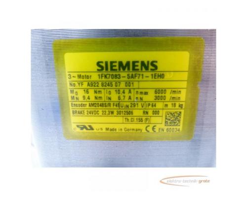 Siemens 1FK7083-5AF71-1EH0 Drehstrommotor SN: YFA922824507001 - ungebraucht! - - Bild 5