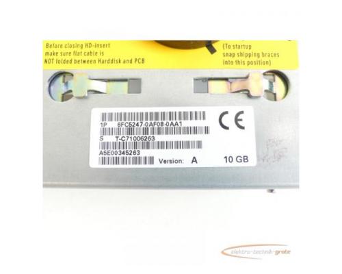 Siemens 6FC5247-0AF08-0AA1 Festplatte 10GB Version: A SN:T-C71006263 - Bild 5