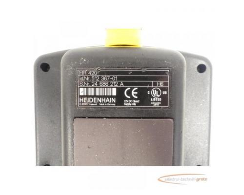 Heidenhain HR 420 Elektronisches Handrad Id.Nr. 512 367-01 SN:24686212A - Bild 6