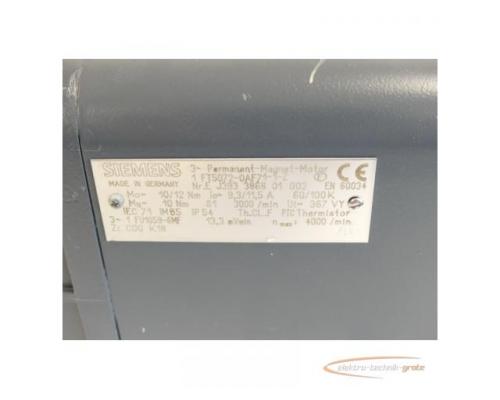 Siemens 1FT5072-0AF71-1 - Z SN:EJ393386801002 mit Binder 77 60013A00 Bremse - Bild 6