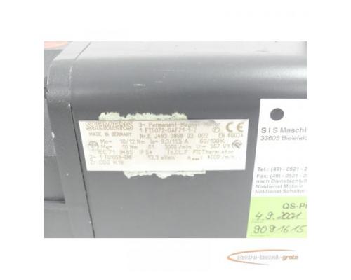 Siemens 1FT5072-0AF71-1 - Z SN:EJ493386803002 mit Binder 77 60013A00 Bremse - Bild 6