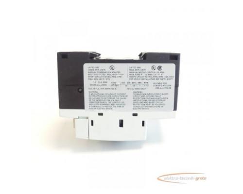 Siemens 3RV1011-1AA10 1,1 - 1,6 A max. E-Stand: 01 + 3RV1901-1D E-Stand: 01 - Bild 4