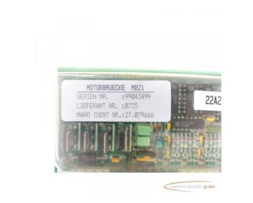 Electronic Product MB21 Motorbrücke Maho Id.Nr. 27.079666 SN:99043499 - Bild 6