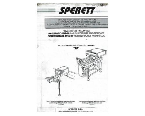 Bandvorschub, SPERETT SP200X400 - Bild 2