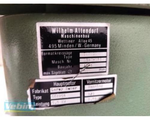 ALTENDORF TKR 90 Einblatt-Formatkreissägemaschine - Bild 5