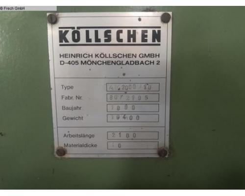 KÖLLSCHEN AM 2000-10 Schwenkbiegemaschine - Bild 2