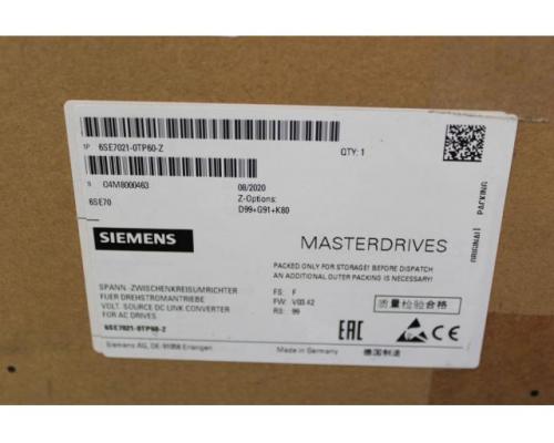 SIEMENS 6SE7021-0TP60-Z Z-Option: D99 + G91 + K80 - Bild 6