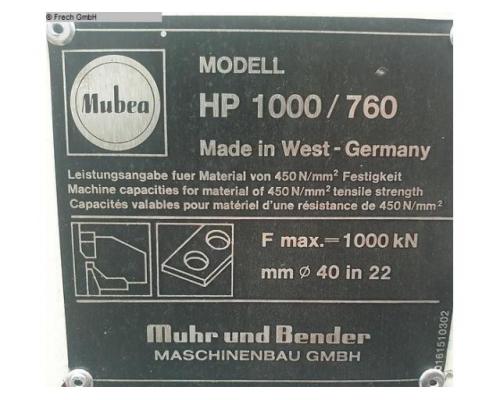 MUBEA HP 1000 Lochstanze - Bild 5