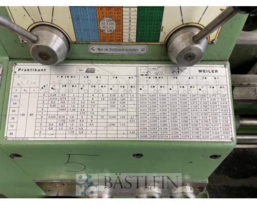 WEILER Praktikant Leit- und Zugspindeldrehmaschine - Bild 6