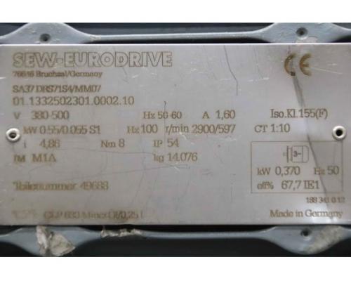 Elektromotor 0,55/0,055 kW 2900/597 U/min von SEW-Eurodrive – SA37 DRS71S4/MM07 MM07D-503-00 - Bild 8