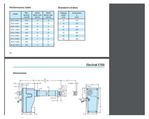 Linearantrieb von Thomson – Electrak E150 DF36-10W51-03L02MM - Bild 6