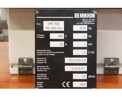 Bedieneinheit von Mikron – TCD 22 UME 600 - Bild 9