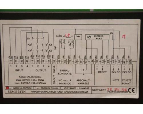 Sicherheitseinschub Universalmodul von Mattle Mikron – SEMU TN 958 74 10 275 UME 600 - Bild 10