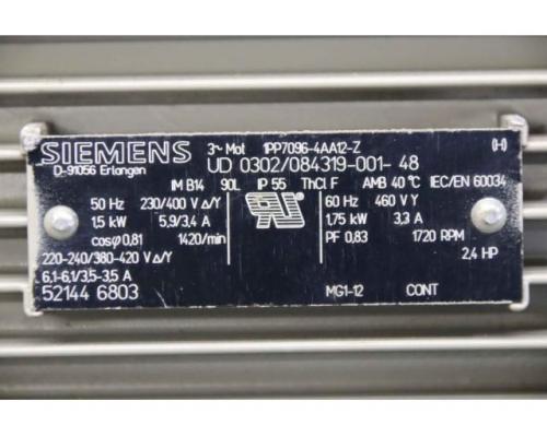 Getriebemotor 1,5 kW 75 U/min von Swedrive Siemens – 91039841 1PP7096-4AA12-Z - Bild 5