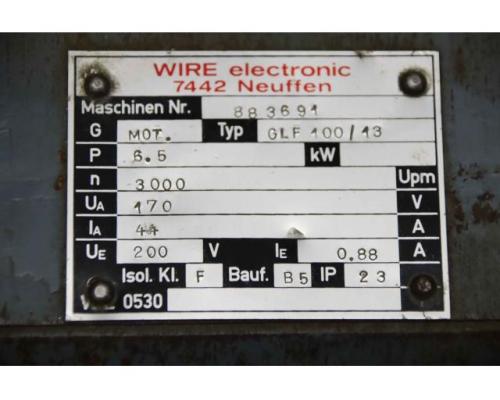 Gleichstrommotor 6,5 kW von WIRE Hübner – GLF 100/13 TDP 0,2 T-4 - Bild 5