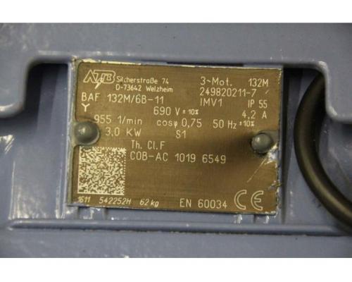 Elektromotor 3 kW 955 U/min von ATB – BAF 132M/6B-11 - Bild 5