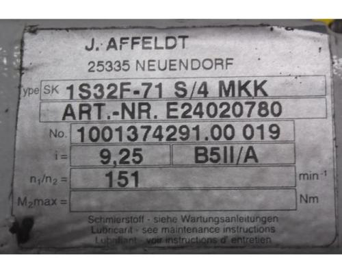 Getriebemotor 0,25 kW 151 U/min von Affeldt – 1S32F-71 S/4 MKK - Bild 4