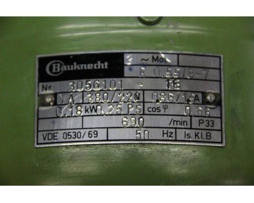 Elektromotor 0,18 kW 690 U/min von Bauknecht – R 0.55/8-7 - Bild 4