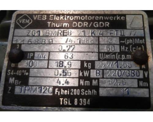 Getriebemotor 0,55 kW 63 U/min von VEM – ZG1 BMRE71K4 - Bild 4