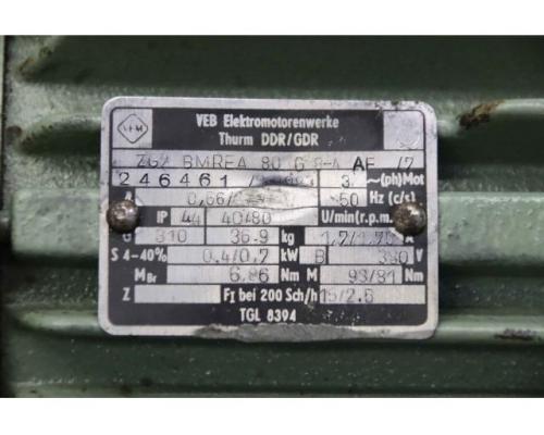 Getriebemotor 0,4/0,7 kW 40/80 U/min von VEM – ZG2 BMREA 80 G 8-4 AF - Bild 12