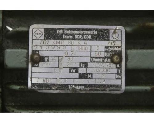 Getriebemotor 1,1 kW 80 U/min von VEM – ZG2 KMR 80 K 4 - Bild 4