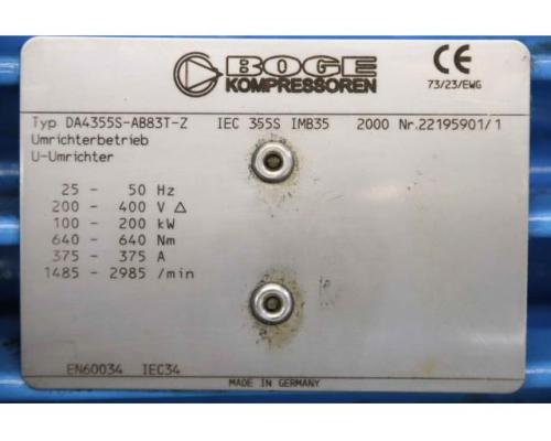 Elektromotor 250 kW 2985 U/min von BOGE – DA4355S-AB83T-Z - Bild 6