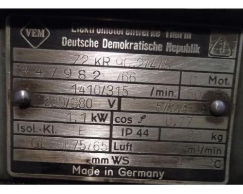 Getriebemotor 1,1 kW 315 U/min von VEM – Z2KR90,2/4 Z2KRA90,3/4 - Bild 8