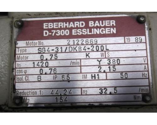 Getriebemotor 0,75 kW 32,5 U/min von BAUER – SG4-31/DK84-200L - Bild 4