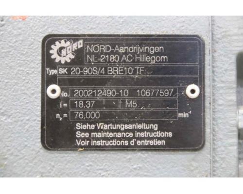 Getriebemotor 1,1 kW 76 U/min von Nord – SK 20-90S/4 BRE10 TF - Bild 5