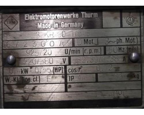 Getriebemotor 0,4 kW 20 U/min von VEM – Z3KR90,1/6/S - Bild 4