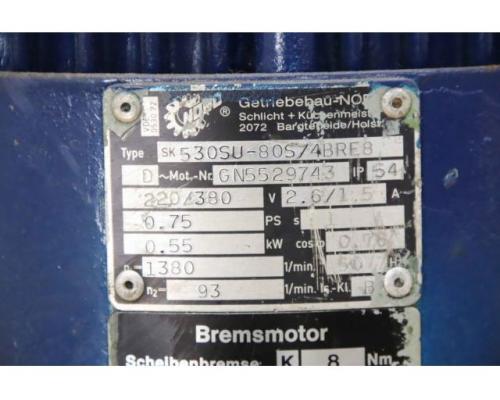 Getriebemotor 0,55 kW 93 U/min von Nord – SK 530SU-80S/4BRE8 - Bild 4