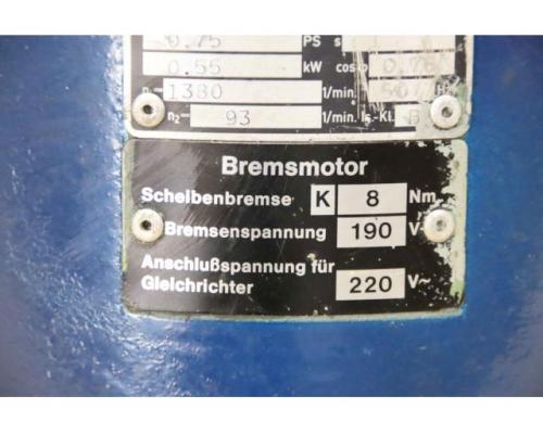 Getriebemotor 0,55 kW 93 U/min von Nord – SK 530SU-80S/4BRE8 - Bild 5