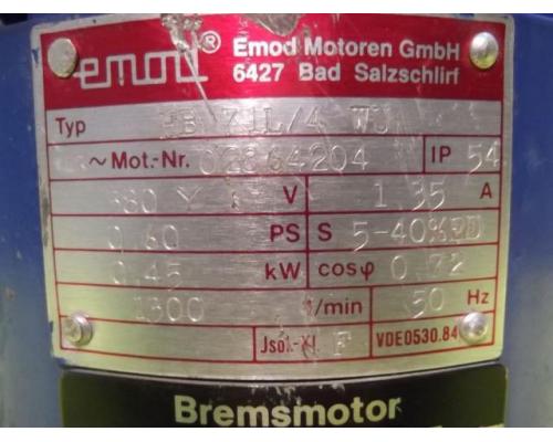 Elektromotor 0,45 kW 1300 U/min von Emod – HB 71L/4 WU - Bild 4