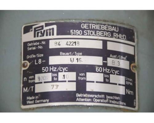 regelbarer Getriebemotor 0,37/0,7 kW 10-100 U/min von Prym – L8-U16 - Bild 5