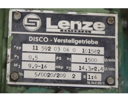 regelbarer Getriebemotor 0,37 kW 14,3 -2,4 U/min von Lenze – 11 592 03 06 0 i= 1:6 - Bild 5