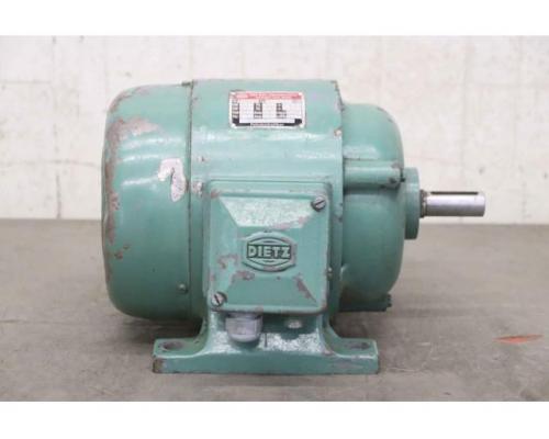 Elektromotor 0,8/1,1 kW 1410/2820 U/min von Dietz – GDP 233 - Bild 5