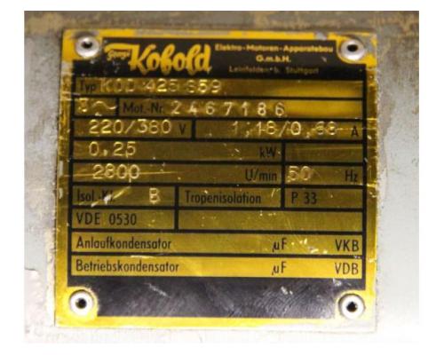 Getriebemotor 0,25 kW 3,25 U/min von Kobold – KOD425S59 - Bild 6