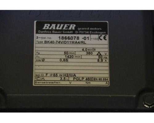 Getriebemotor 4 kW 50 U/min von Bauer – BK40-74V/D11MA4/RL - Bild 5