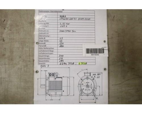 Servomotor von KUKA – 1FK6081-6AF71-1ZZ9-Z S47 - Bild 7