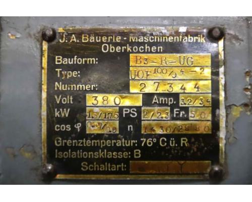 Elektromotor 1,5/1,75 kW 1430/2880 U/min von Bäuerle – UOF100/94-2 - Bild 4