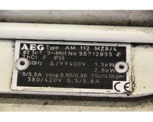 Elektromotor 1,3/2,6 kW 710/1410 U/min von AEG – AM 112 MZ8/4 - Bild 4