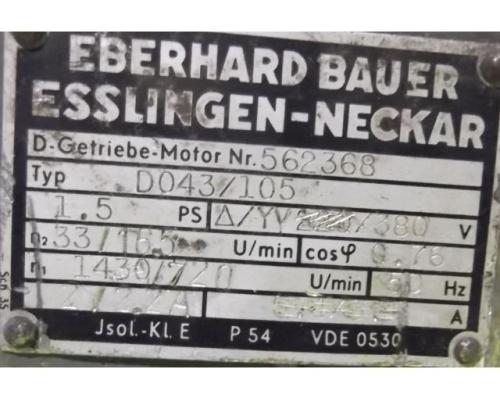 Getriebemotor 1,1 kW 16,5/33 U/min von Bauer – DO43/105 - Bild 4