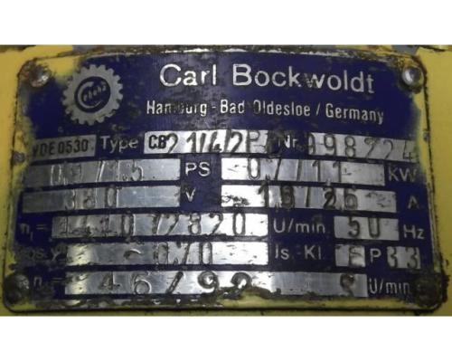 Getriebemotor 0,7/1,1 kW 46/92 U/min von Bockwoldt – CB21/4/2P - Bild 4