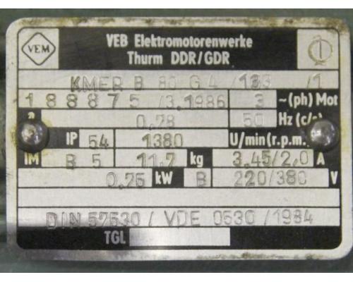 Getriebemotor 0,75 kW 128 U/min von Bonfiglioli – MVF62/A - Bild 5