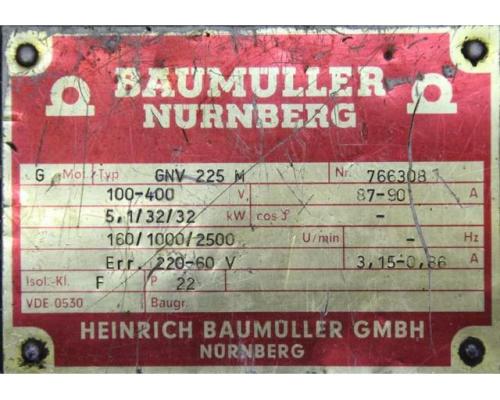 Gleichstrommotor 5,1/32/32 kW 160/1000/2500 U/min von Baumüller – GNV-225-M - Bild 10