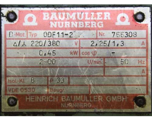 Gleichstrommotor 5,1/32/32 kW 160/1000/2500 U/min von Baumüller – GNV-225-M - Bild 11